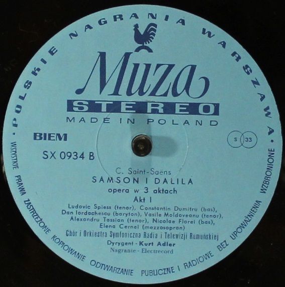 Polskie Nagrania Muza SX 0934 SX0935 SX0936 - Camille Saint-Saën - Image 5