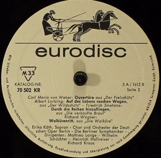 Eurodisc 70 502 KR - Various - Die Deutsche Oper Berlin In Tokyo - Image 4