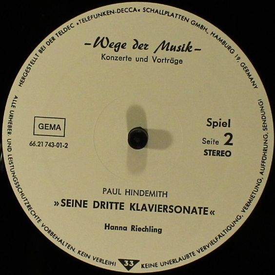 TELDEC »Telefunken-Decca« Schallplatten GmbH 66.21743 - Alfred H - Image 4