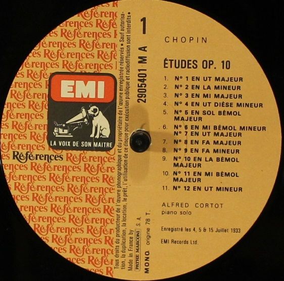 La Voix De Son Maître 2905401 - Alfred Cortot, Frédéric Chopin - - Image 3