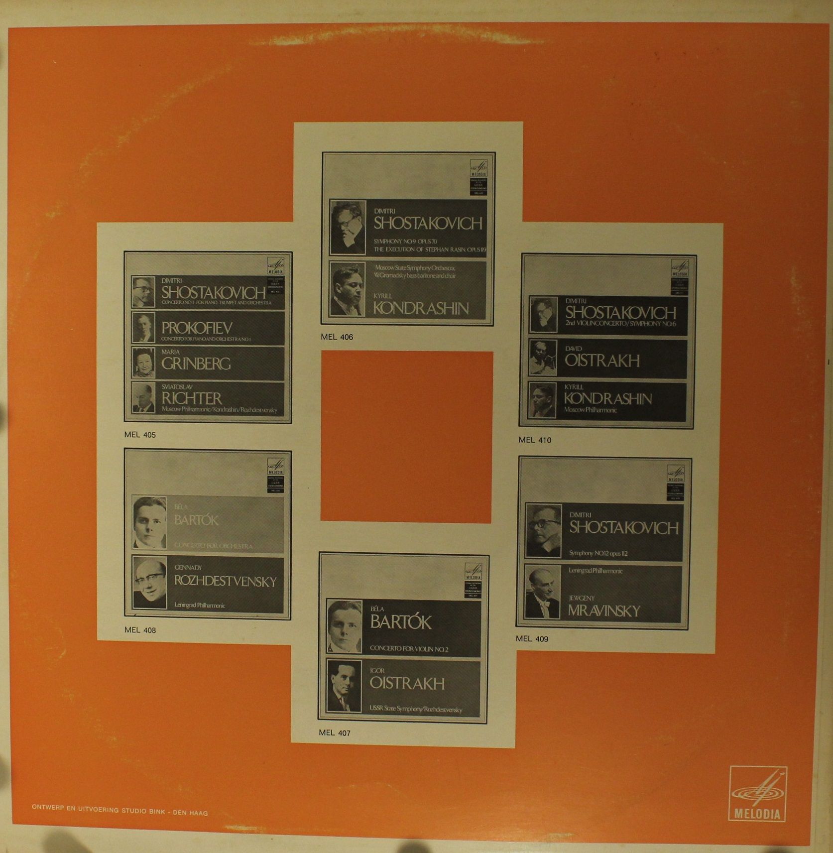 691.411 - Béla Bartók, Paul Hindemith, David Oistrach, Russian - Image 2