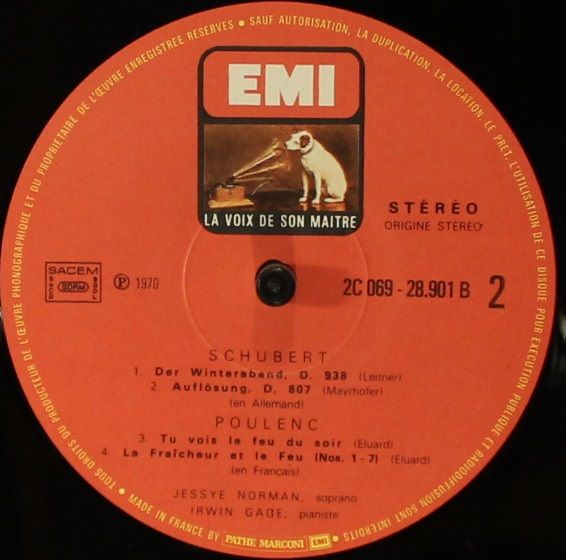 La Voix De Son Maître 2C 069-28901 - Jessye Norman, Irwin Gage, - Image 6