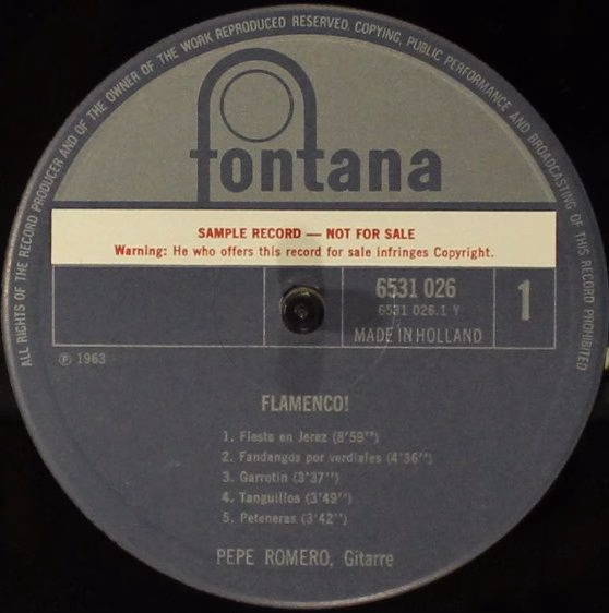 Fontana 6531 026 - Pepe Romero - Flamenco! - Image 3