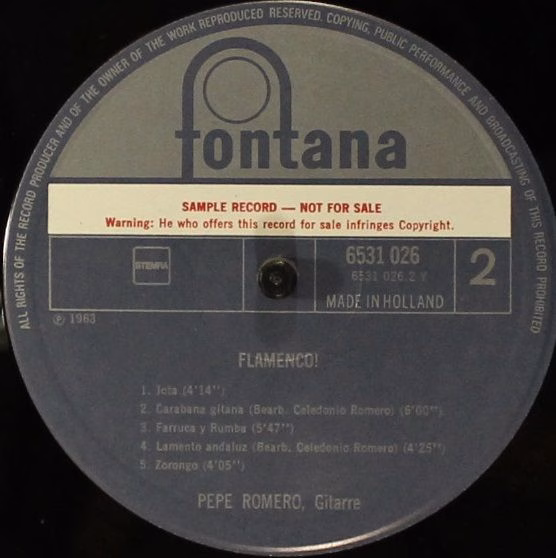 Fontana 6531 026 - Pepe Romero - Flamenco! - Image 4