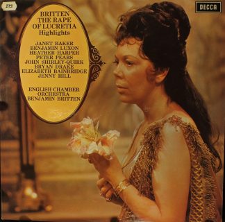 DECCA SET 537 - Benjamin Britten, Benjamin Luxon, Heather Harper