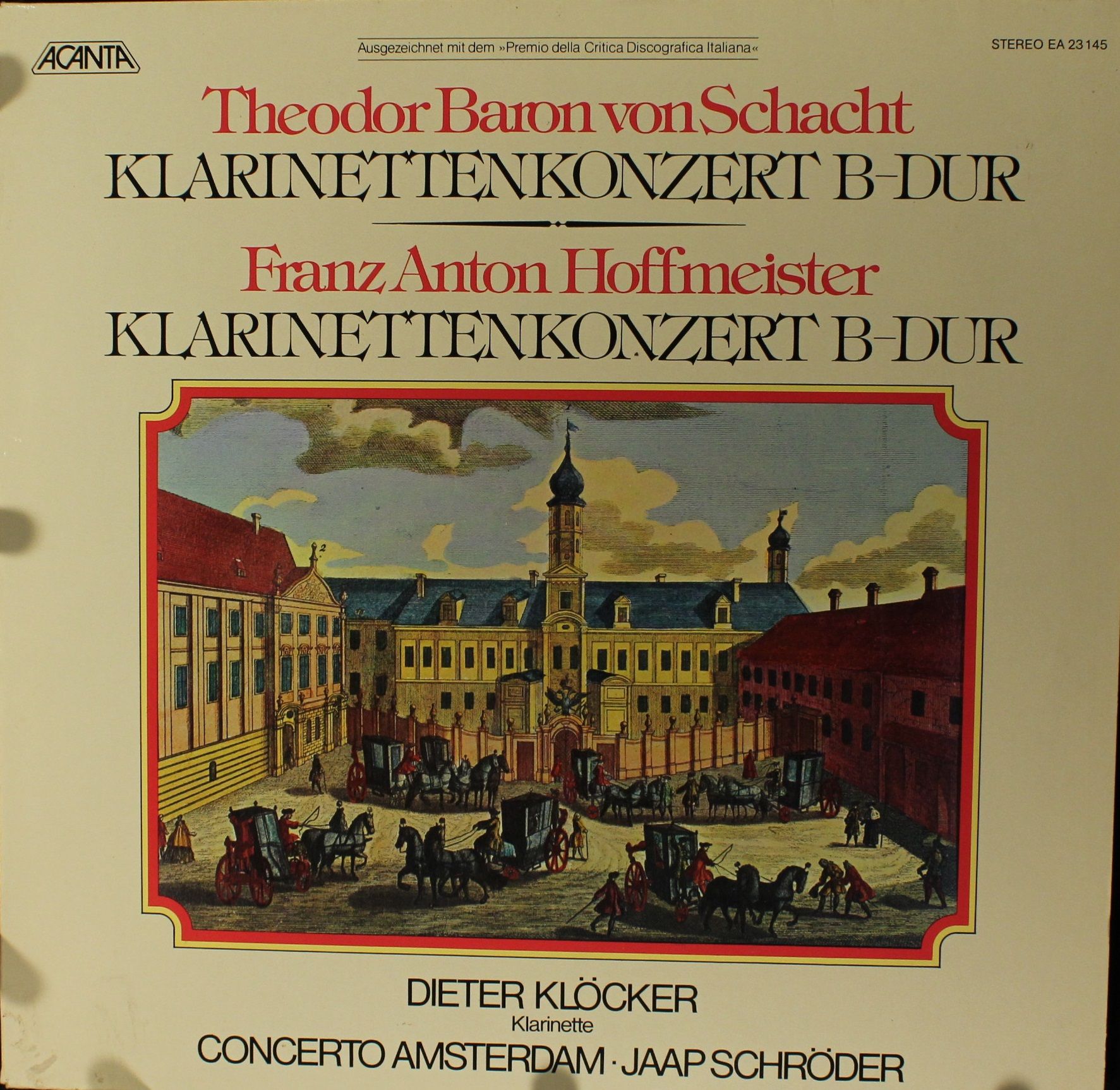 ACANTA EA 23 145 - Theodor von Schacht, Franz Anton Hoffmeister,