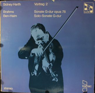 Iramac 6519 - Sidney Harth, Johannes Brahms, Paul Ben-Haim - Son