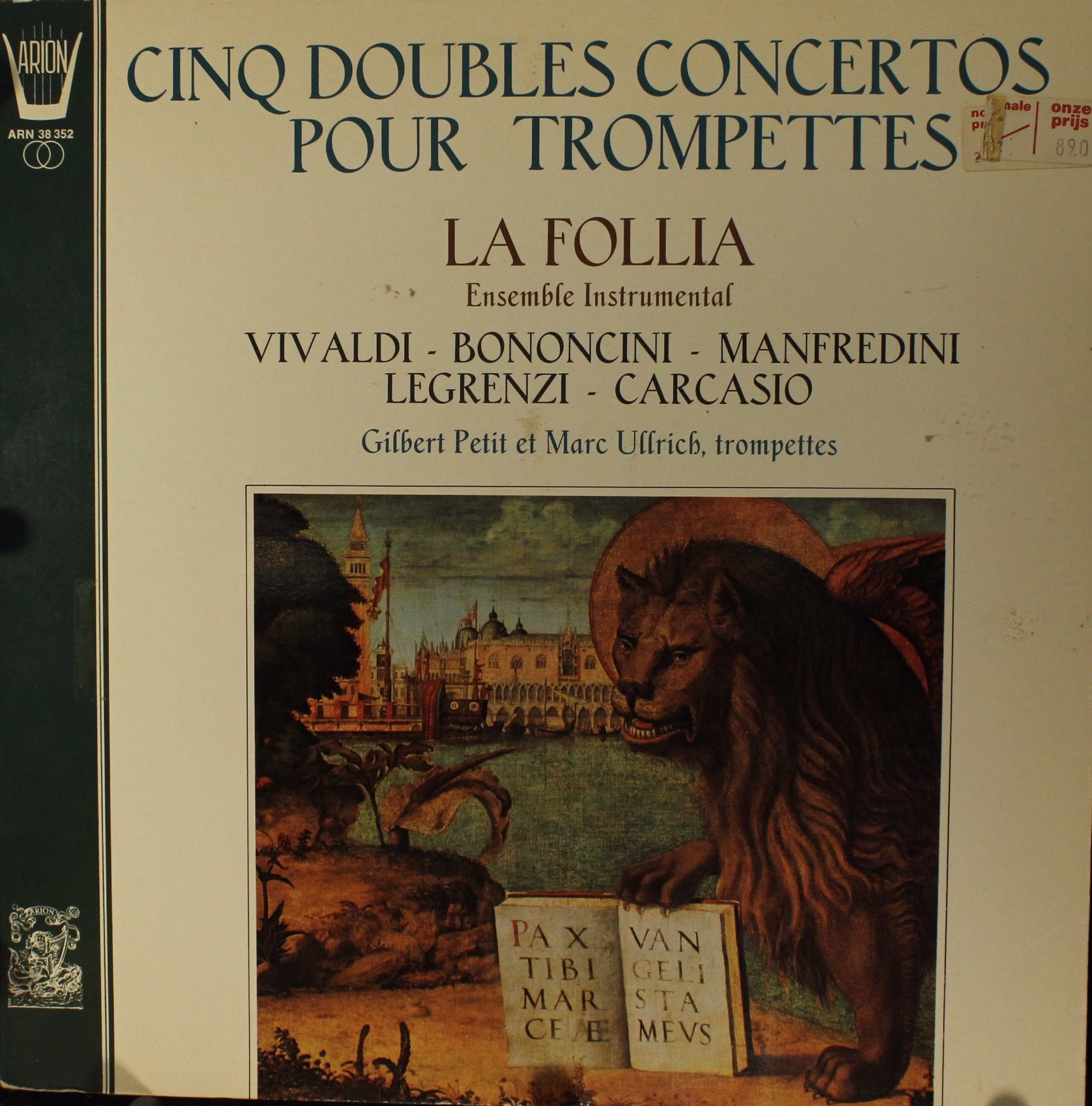 ARION ARN 38 352 - Antonio Vivaldi, Giovanni Maria Bononcini, Fr