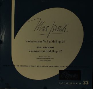 Opera 1088 - Max Bruch, Henryk Wieniawski, Bronislaw Gimpel, Süd