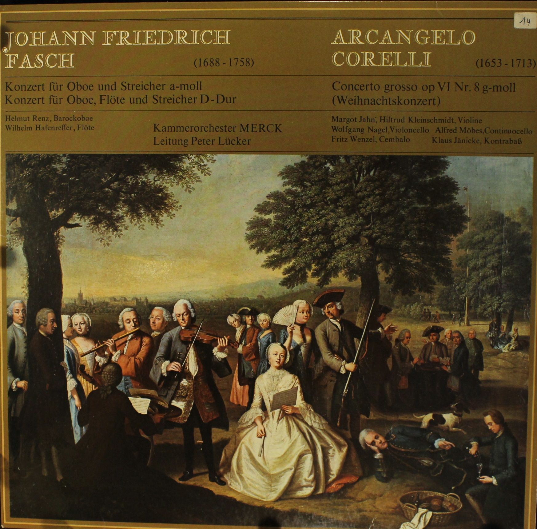 Quadriga-Ton QU 1061 - Johann Friedrich Fasch, Arcangelo Corelli