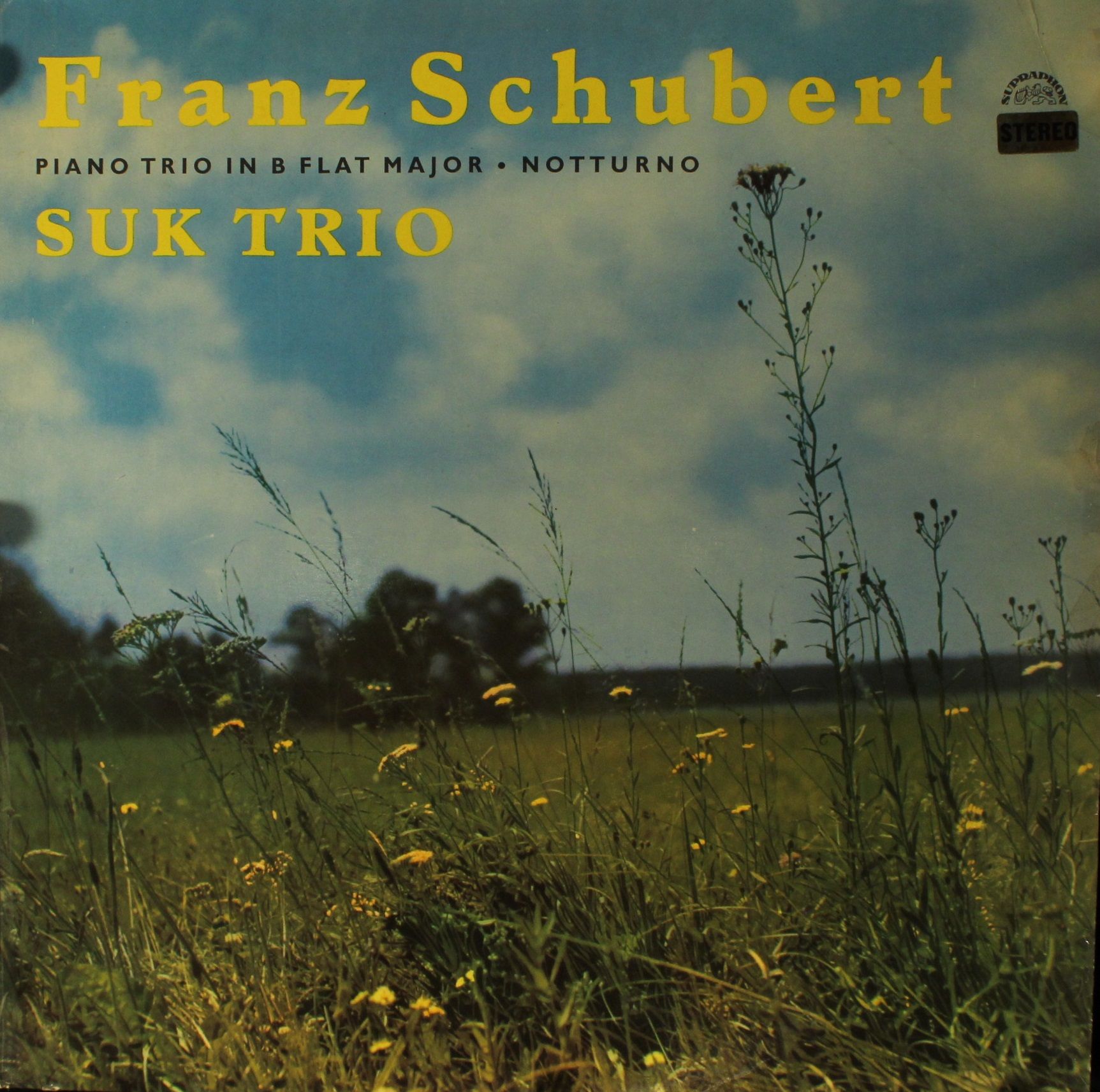 Supraphon SUA ST 50 624 - Franz Schubert, Suk Trio - Piano Trio