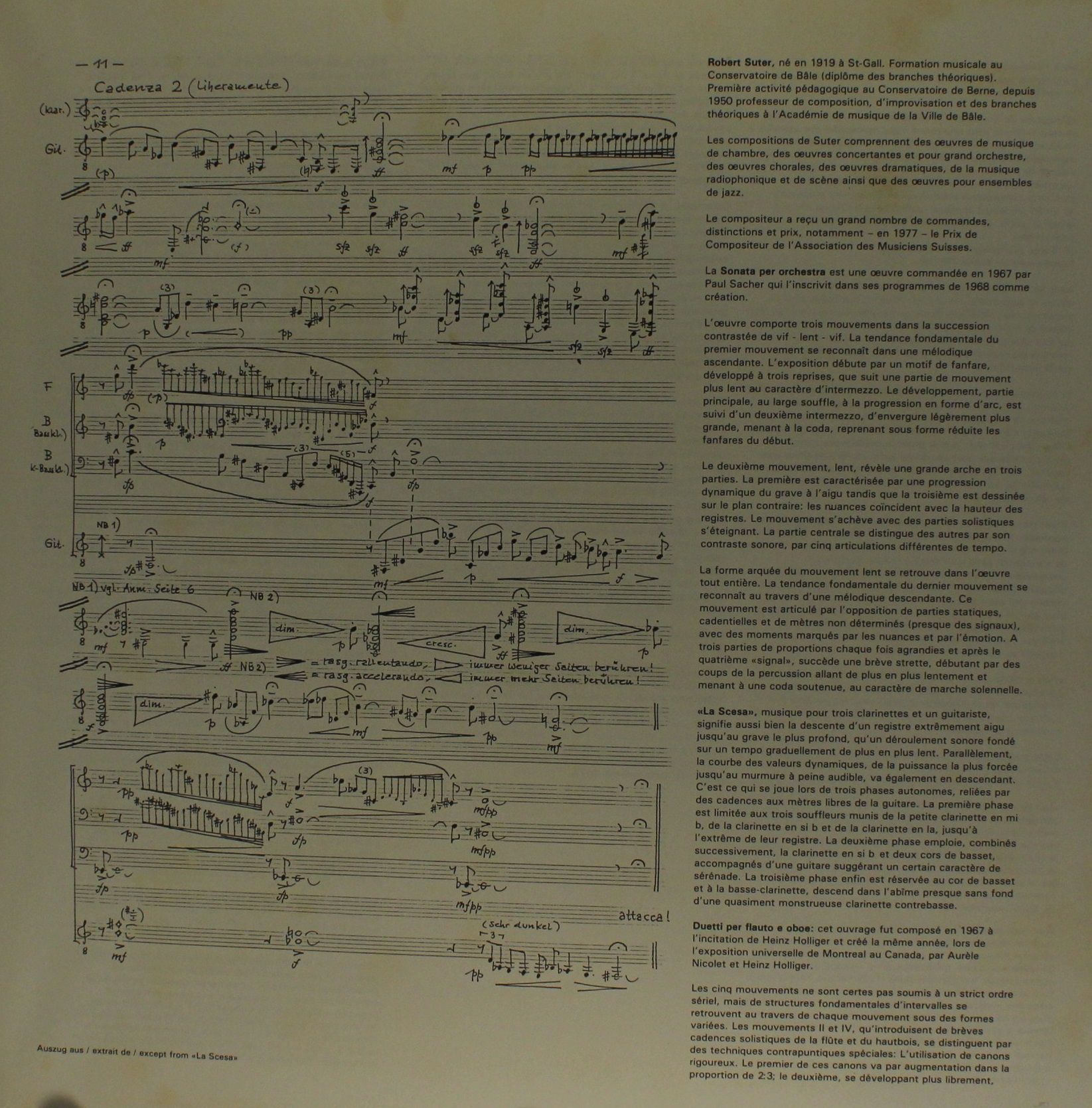 Communauté pour la Musique Suisse CTS-P 6 - Robert Suter - Sonat - Image 3