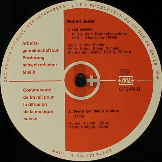 Communauté pour la Musique Suisse CTS-P 6 - Robert Suter - Sonat - Image 6