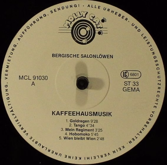 Molly Cat MCL 91030 - Die Bergischen Salonlöwen - Kaffeehausmusi - Image 3