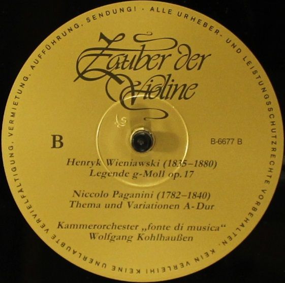 Not On Label B-6677 - Kammerorchester Fonte Di Musica, Wolfgang - Image 4