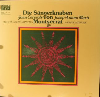 Schwann Musica Sacra AMS 710 - Joan Cererols, Josep Antoni Marti