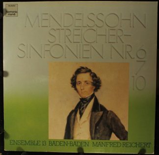 Deutsche Harmonia Mundi 1C 065-99 823 - Felix Mendelssohn-Bartho