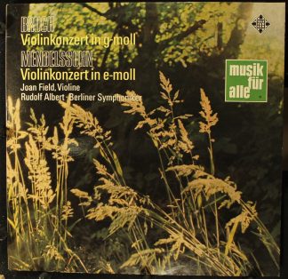 Telefunken NT 196 - Max Bruch, Felix Mendelssohn-Bartholdy, Joan