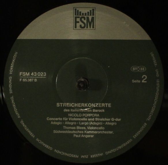 FSM Vox FSM 43 023 - Giovanni Sammartini, Antonio Vivaldi, Nicol - Image 4