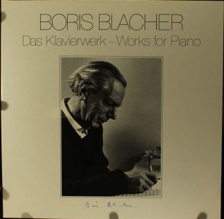 Thorofon Capella MTH 223 - Boris Blacher - Das Klavierwerk - Wor