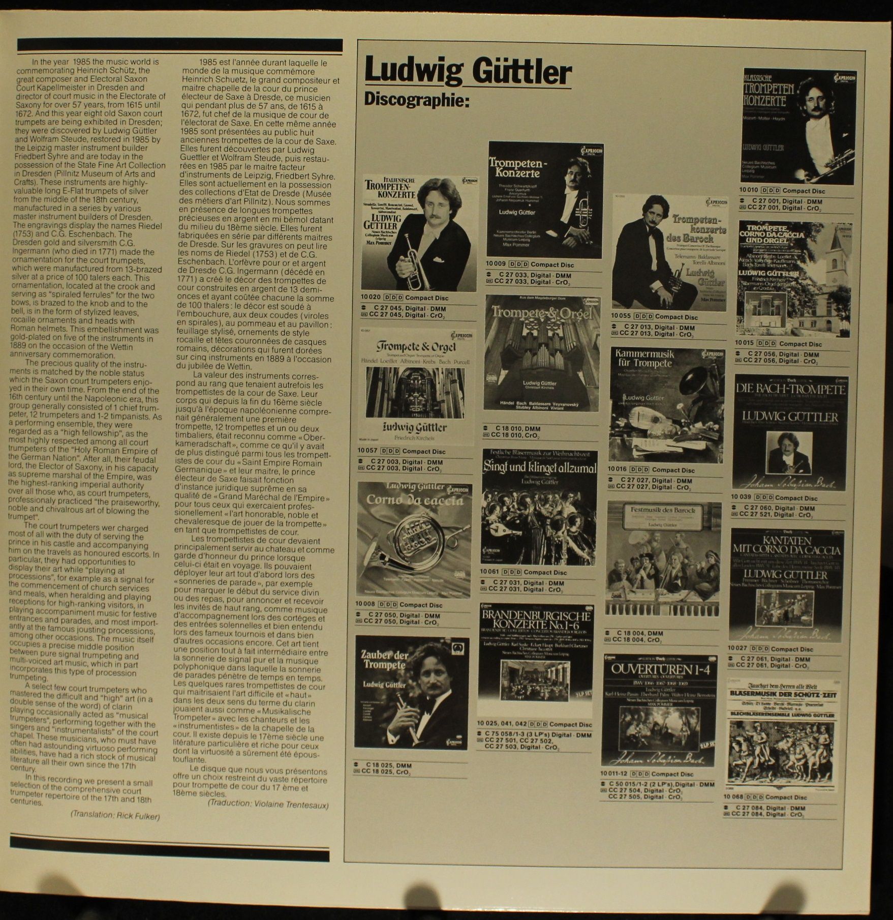 Capriccio C12 425 - Trompetenensemble Ludwig Güttler - Die Dresd - Image 2