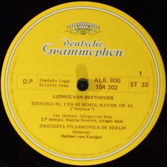 Deutsche Grammophon 11 04 302 - Ludwig van Beethoven, Berliner P - Image 3