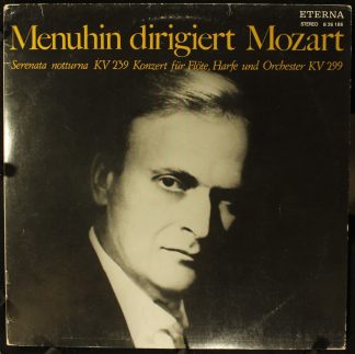 Eterna 8 26 186 - Yehudi Menuhin, Wolfgang Amadeus Mozart - Menu