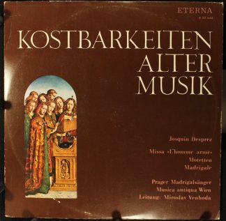 Eterna 8 20 644 - Josquin Des Prés, Prague Madrigal Singers, Mus