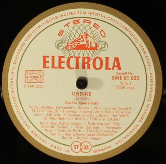 Electrola Gesellschaft m.b.H. SME 81005 - Anneliese Rothenberger - Image 4