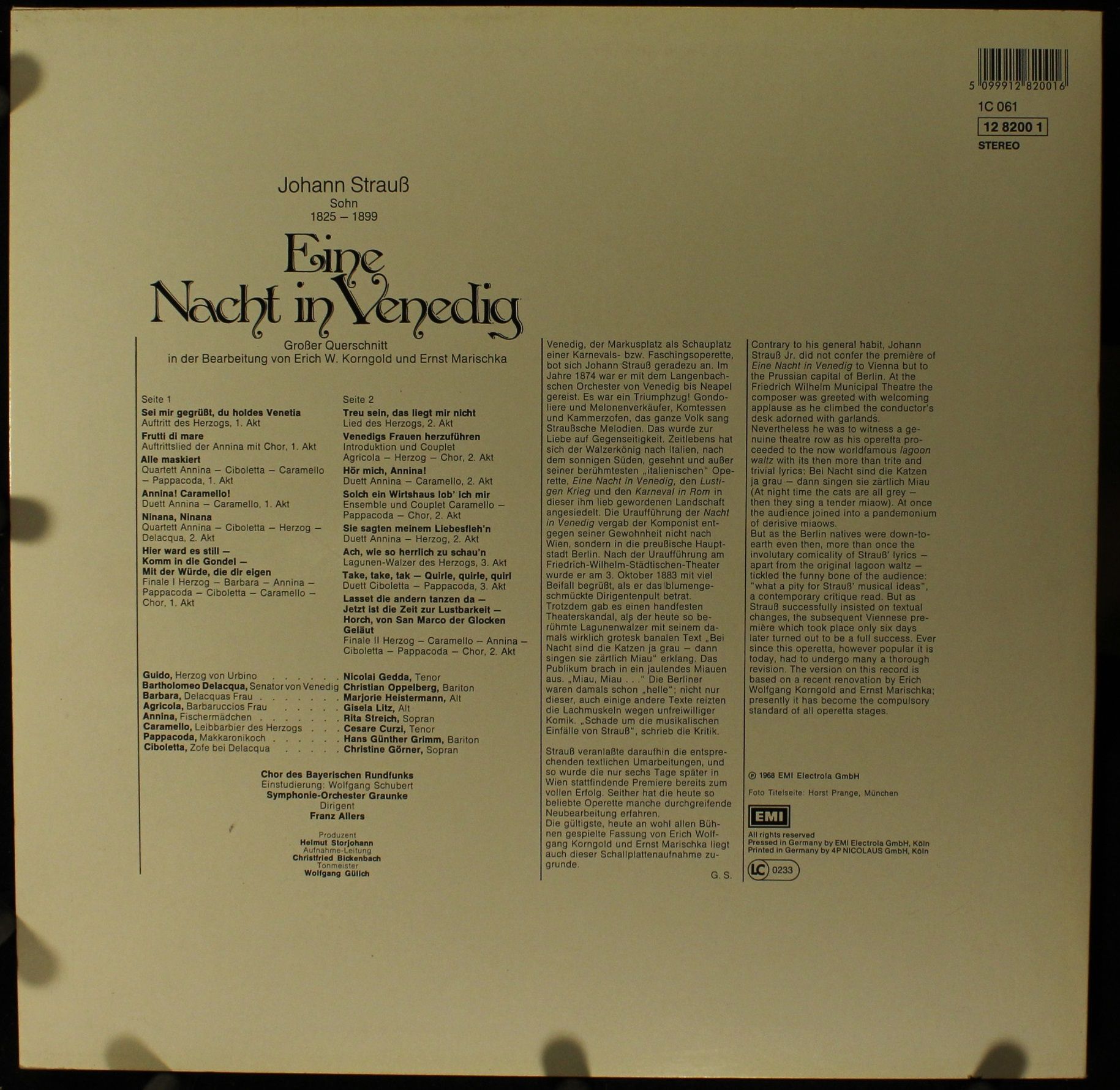 His Master's Voice 12 8200 1 A - Rita Streich, Anneliese Rothenb - Image 2