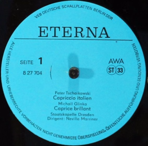 Eterna 8 27 704 - Pyotr Ilyich Tchaikovsky, Mikhail Ivanovich Gl - Image 4