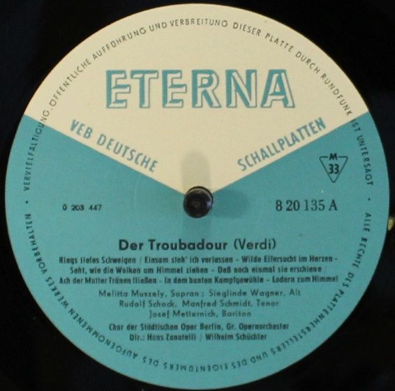 Eterna 8 20 135 - Giuseppe Verdi - Der Troubadour (Querschnitt) - Image 3