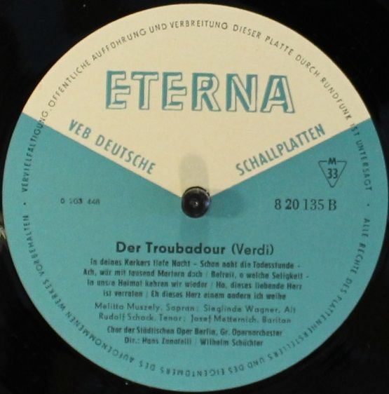 Eterna 8 20 135 - Giuseppe Verdi - Der Troubadour (Querschnitt) - Image 4