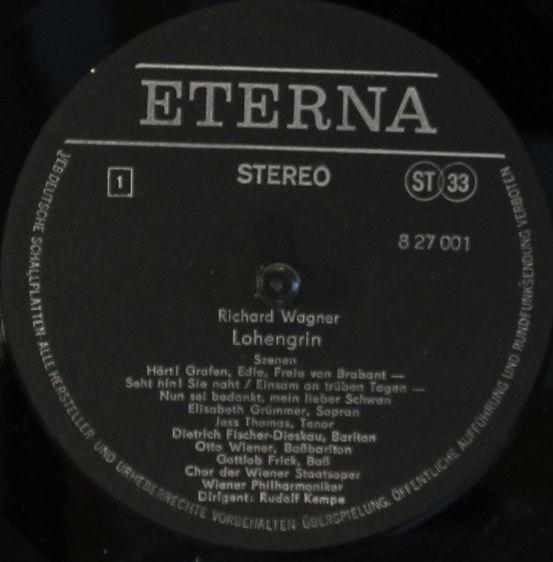Eterna 8 27 001 - Richard Wagner, Elisabeth Grümmer, Dietrich Fi - Image 3