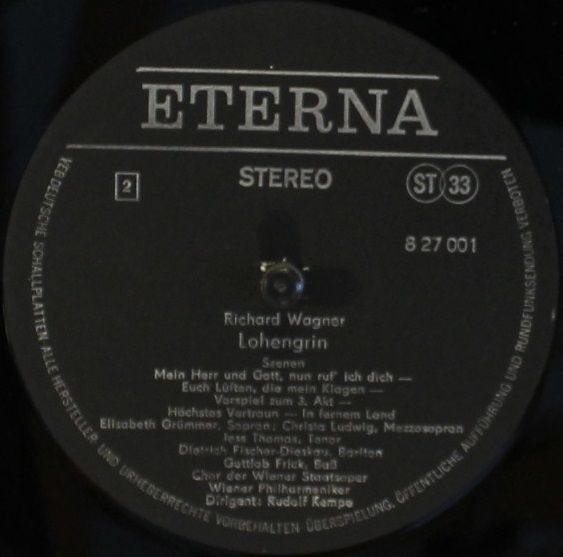 Eterna 8 27 001 - Richard Wagner, Elisabeth Grümmer, Dietrich Fi - Image 4