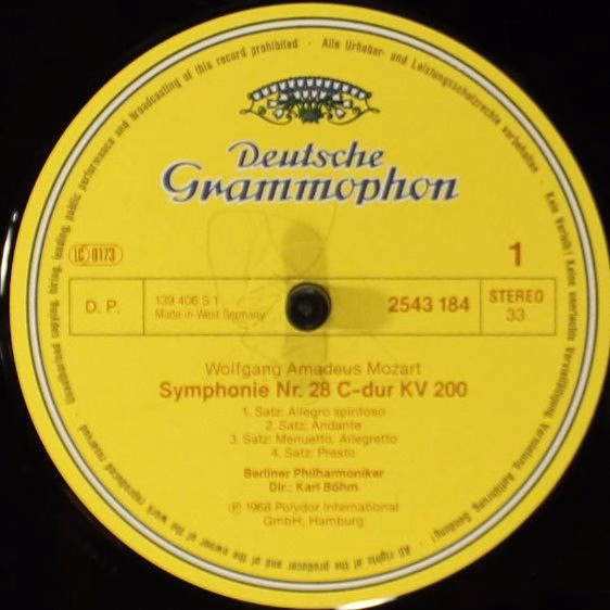 Deutsche Grammophon 2543 184 - Wolfgang Amadeus Mozart, Berliner - Image 3