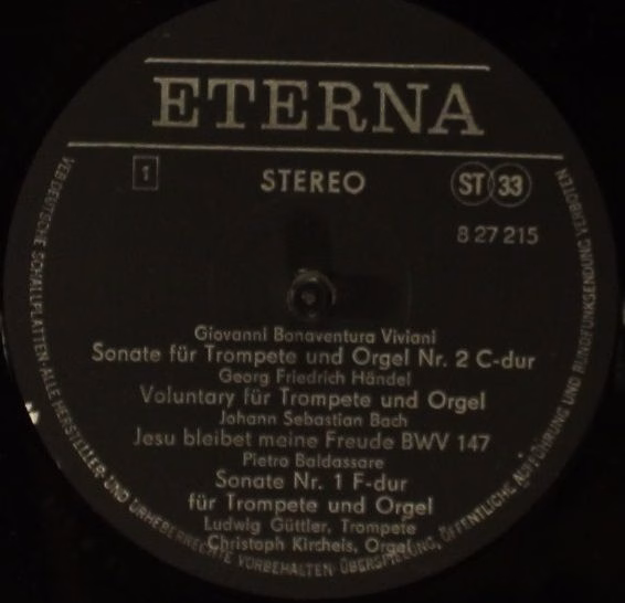 Eterna 8 27 215 - Ludwig Güttler, Christoph Kircheis - Musik Für - Image 4