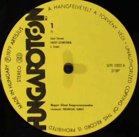 Hungaroton SLPX 12022-23 - Franz Liszt, György Korondy, Hungaria - Image 6