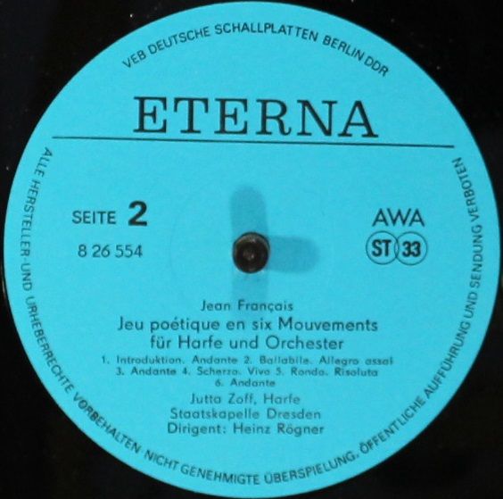 Eterna 8 26 554 - Georg Friedrich Händel, Carl Ditters von Ditte - Image 4