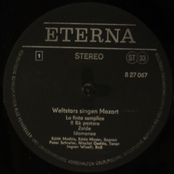 Eterna 8 27 067 - Wolfgang Amadeus Mozart - Weltstars Singen Moz - Image 3