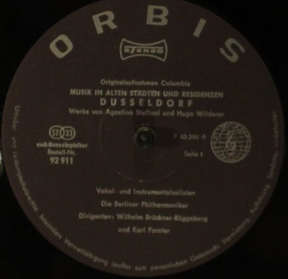 Orbis 92 911 - Agostino Steffani, Arcangelo Corelli, Johann Sche - Image 4