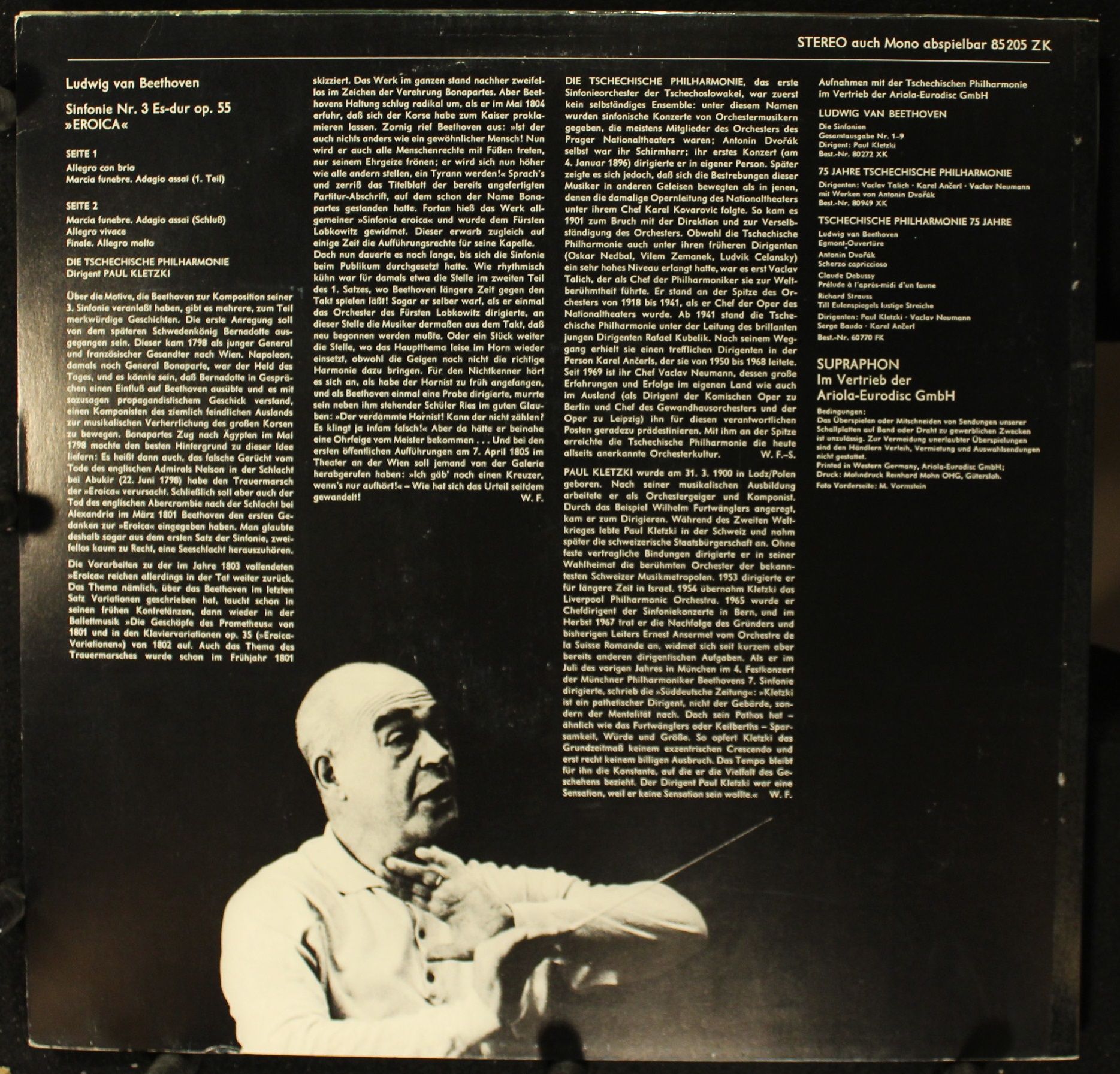 Supraphon 85 205 ZK - Ludwig van Beethoven, The Czech Philharmon - Image 2