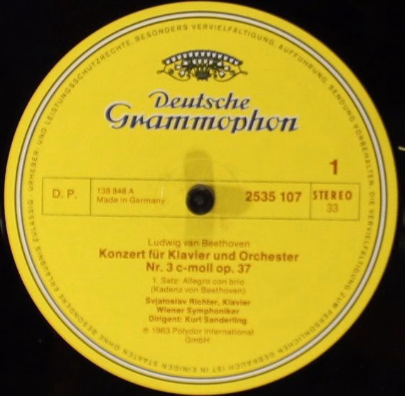 Deutsche Grammophon 2535 107 - Ludwig van Beethoven, Sviatoslav - Image 4
