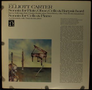 Nonesuch Records H-71234 - Elliott Carter - Sonata For Flute, Ob