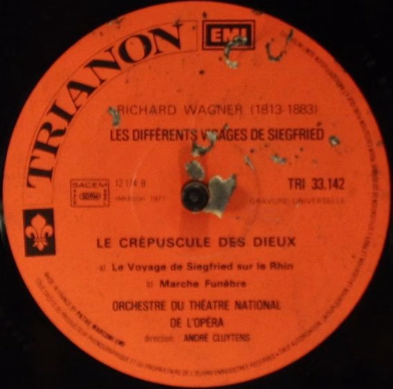 Trianon TRI 33142 - Richard Wagner, Orchestre National De L'Opér - Image 3