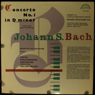 Supraphon SUA 10155 - Johann Sebastian Bach, The Czech Philharmo