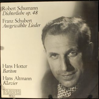Preiser Records PR 3145 - Robert Schumann, Franz Schubert, Hans