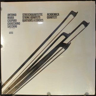 Schwann Musica Mundi VMS 720 - Antonio Sacchini, Cvartetul Acade