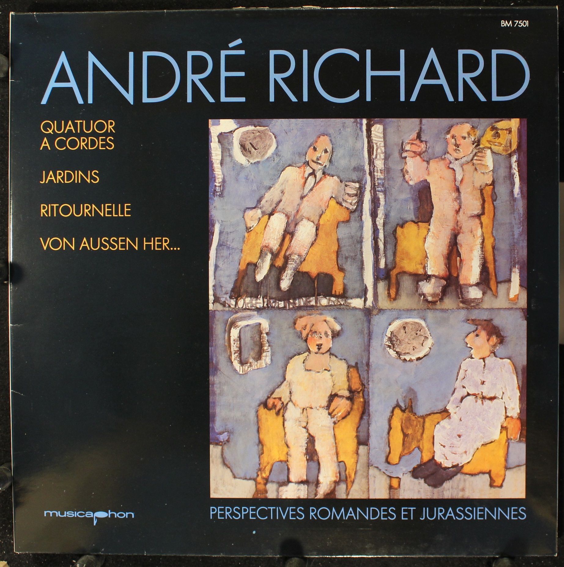 Musicaphon BM 7501 - André Richard - Quatuor A Cordes / Jardins