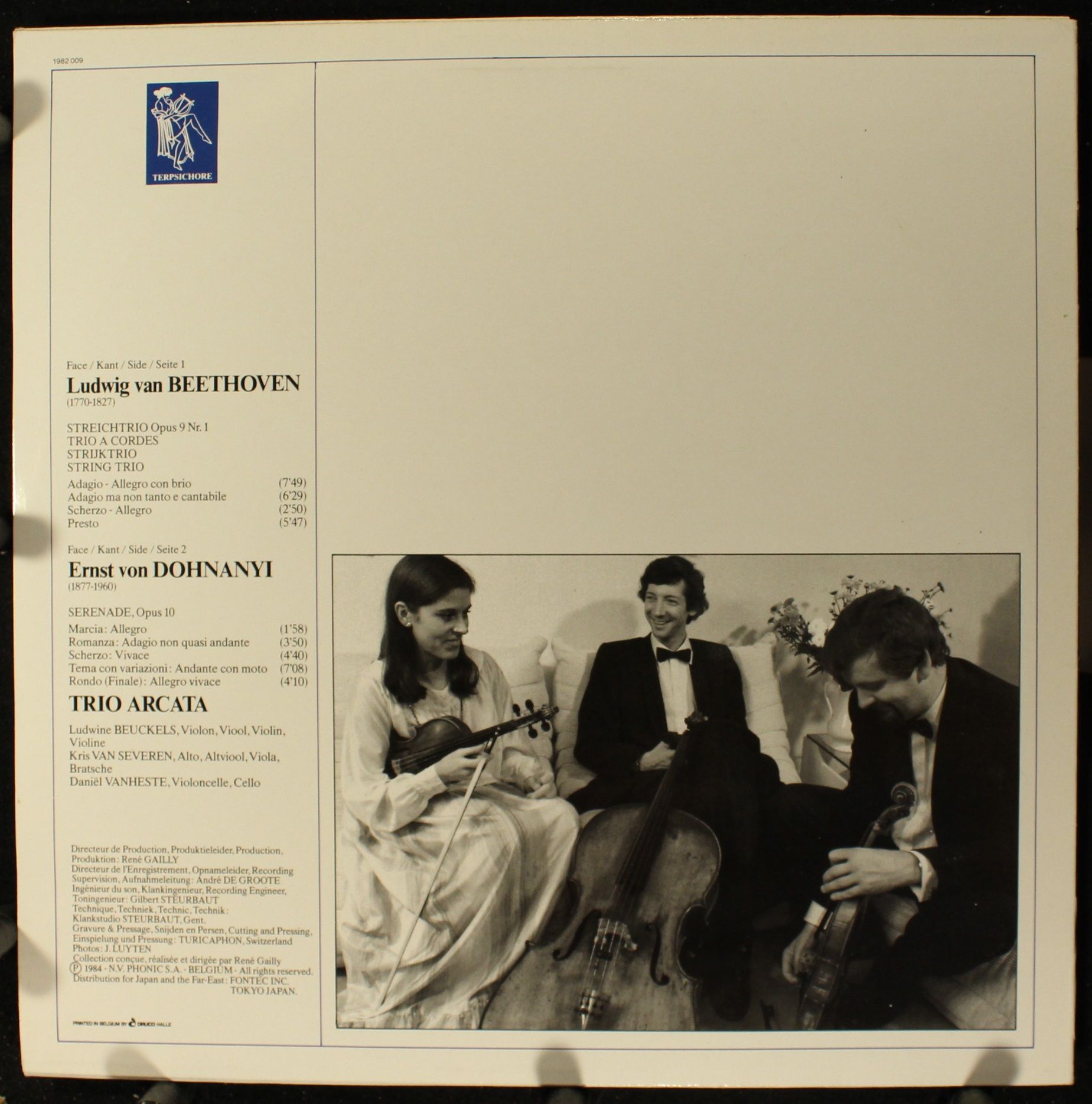Terpsichore 1982 009 - Ludwig van Beethoven, Ernst von Dohnányi, - Image 2